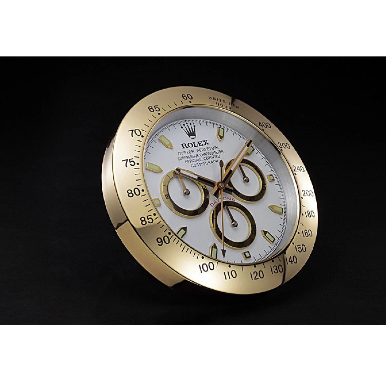 Aaa replica watch Gold-White Rolex Daytona Wall 621911 Clock Cosmograph 0512